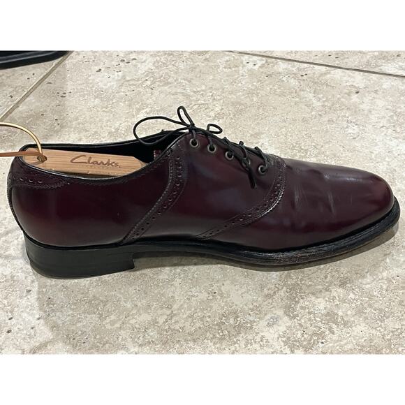 FLORSHEIM IMPERIAL Men's Leather Dress Shoes Blucher Brown Cordovan VTG USA 10D - Picture 5 of 15